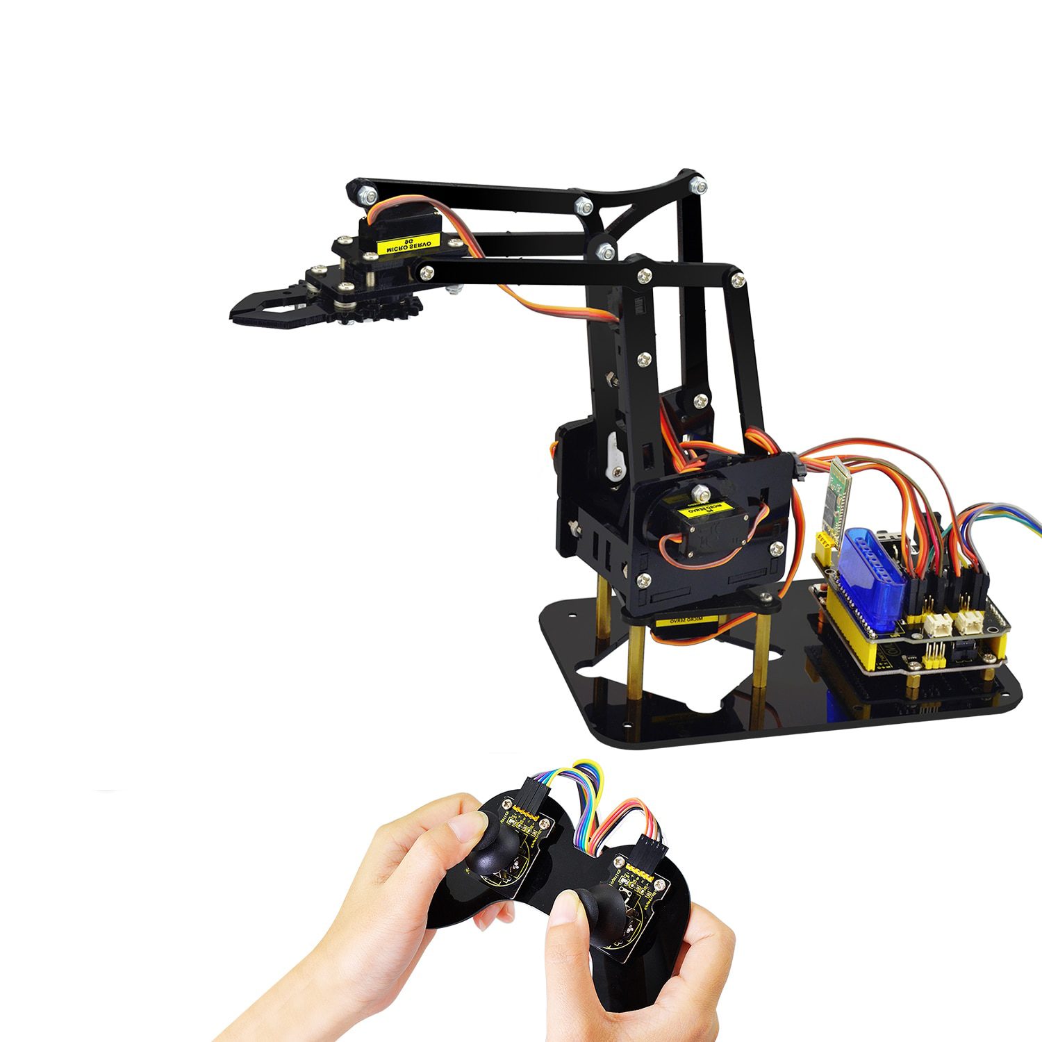 Arduino Robot Claw Kit – 4 DOF – Science A Lot